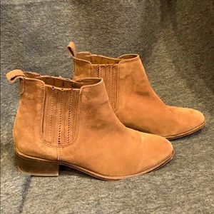 Steve Maddens Nylie women's suede brown booties